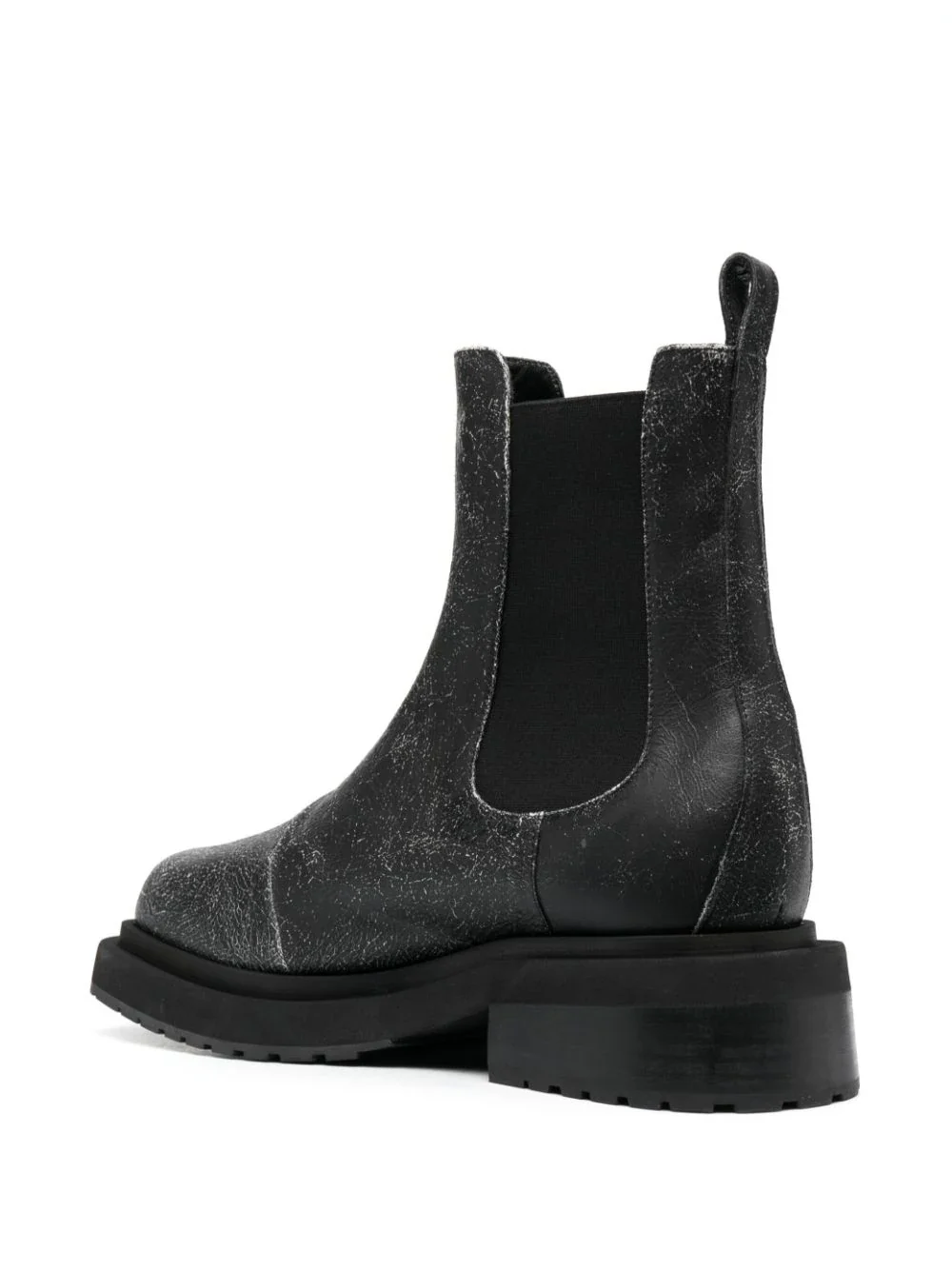 Mike Cracked-Effect Leather Boots - Image 3