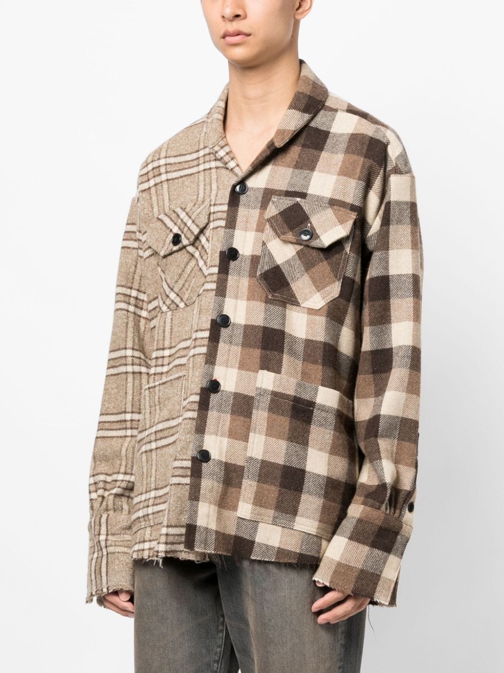 Mix-Print Long-Sleeve Shirt - Image 3