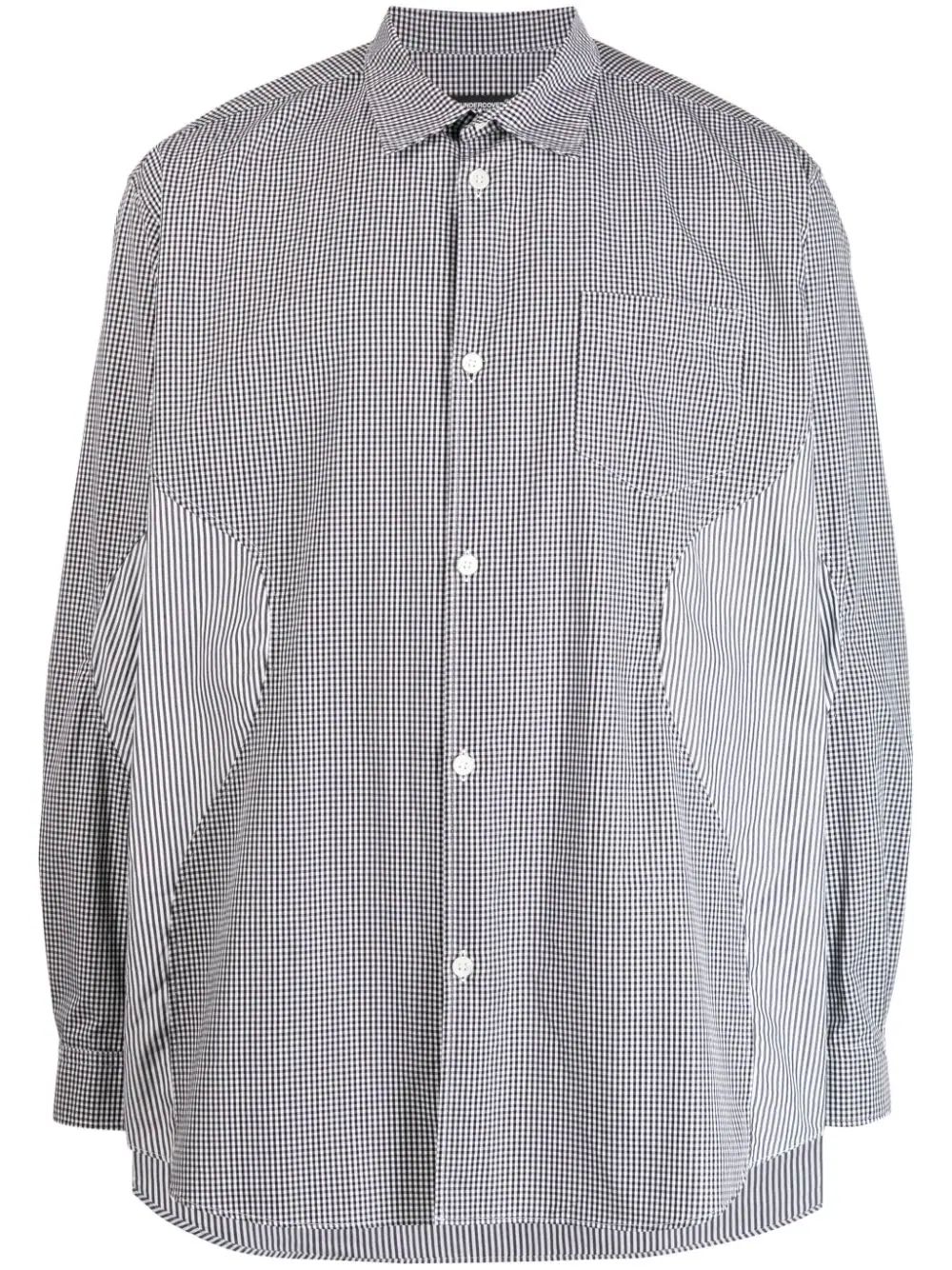 Mixed-Print Cotton Shirt