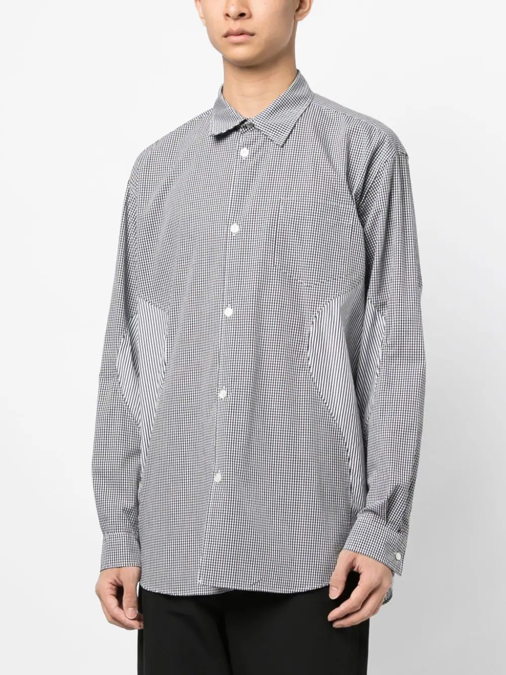 Mixed-Print Cotton Shirt - Image 2