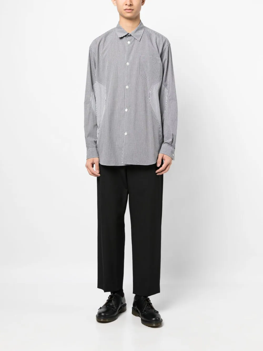 Mixed-Print Cotton Shirt - Image 3