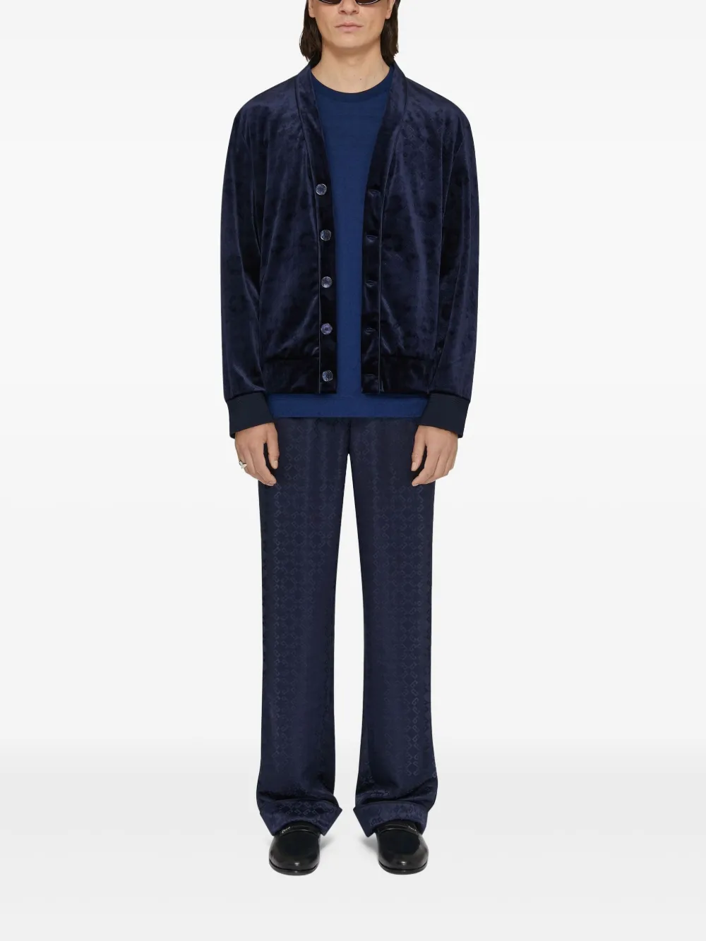 Monogram 72 Velvet Cardigan - Image 2