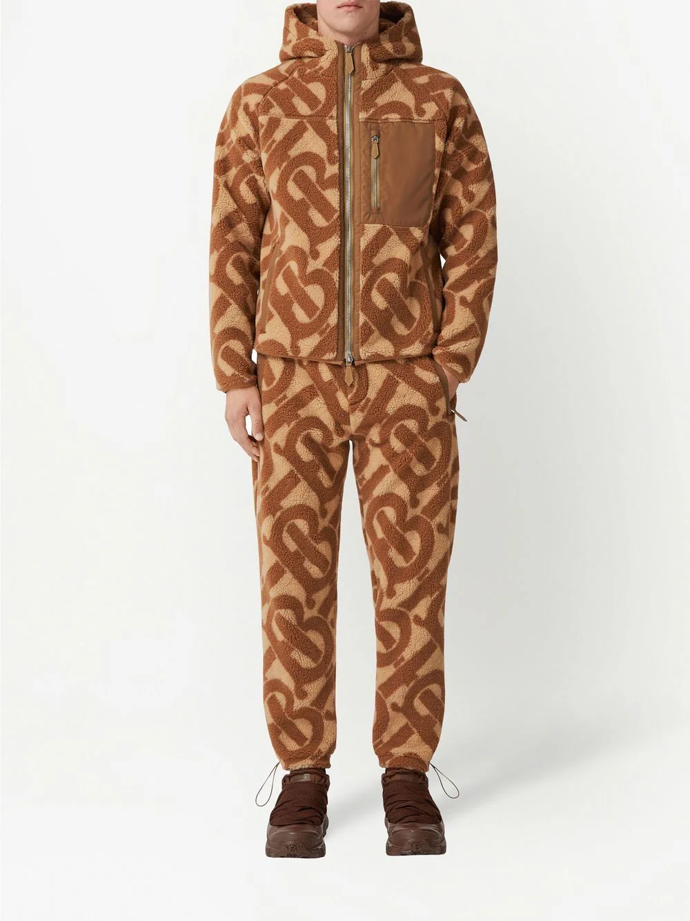 Monogram Fleece Jacquard Track Pants - Image 3