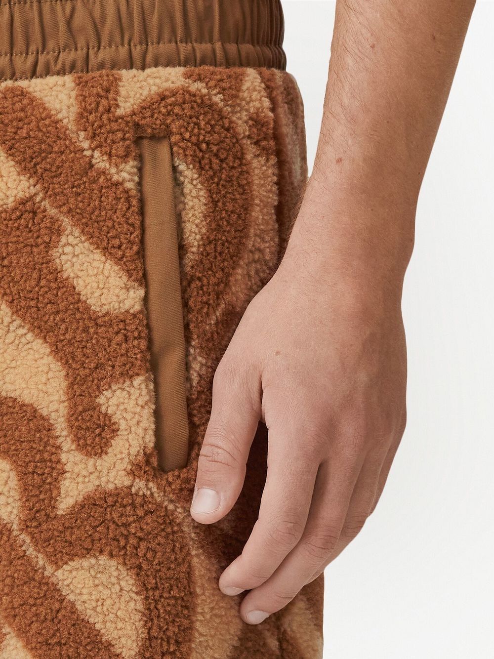 Monogram Fleece Jacquard Track Pants - Image 5