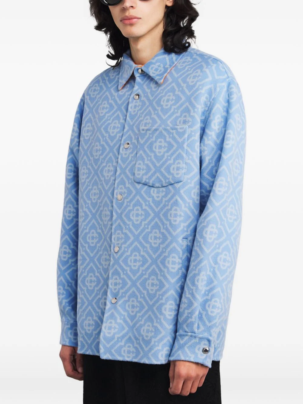 Monogram-Pattern Shirt - Image 5