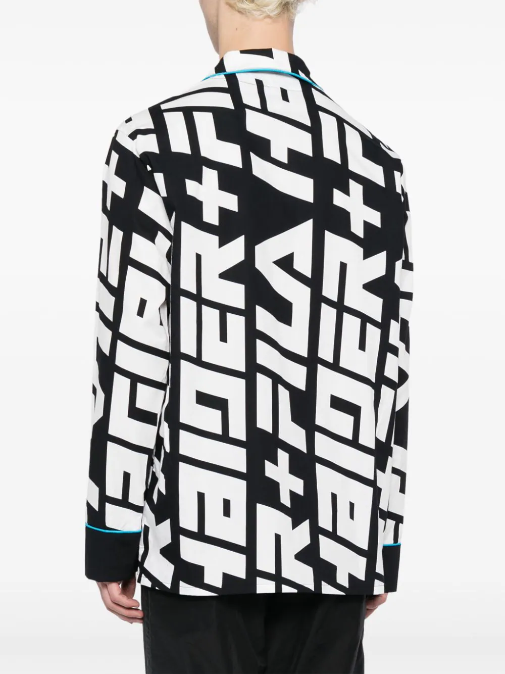 Monogram-Print Cotton Shirt - Image 4