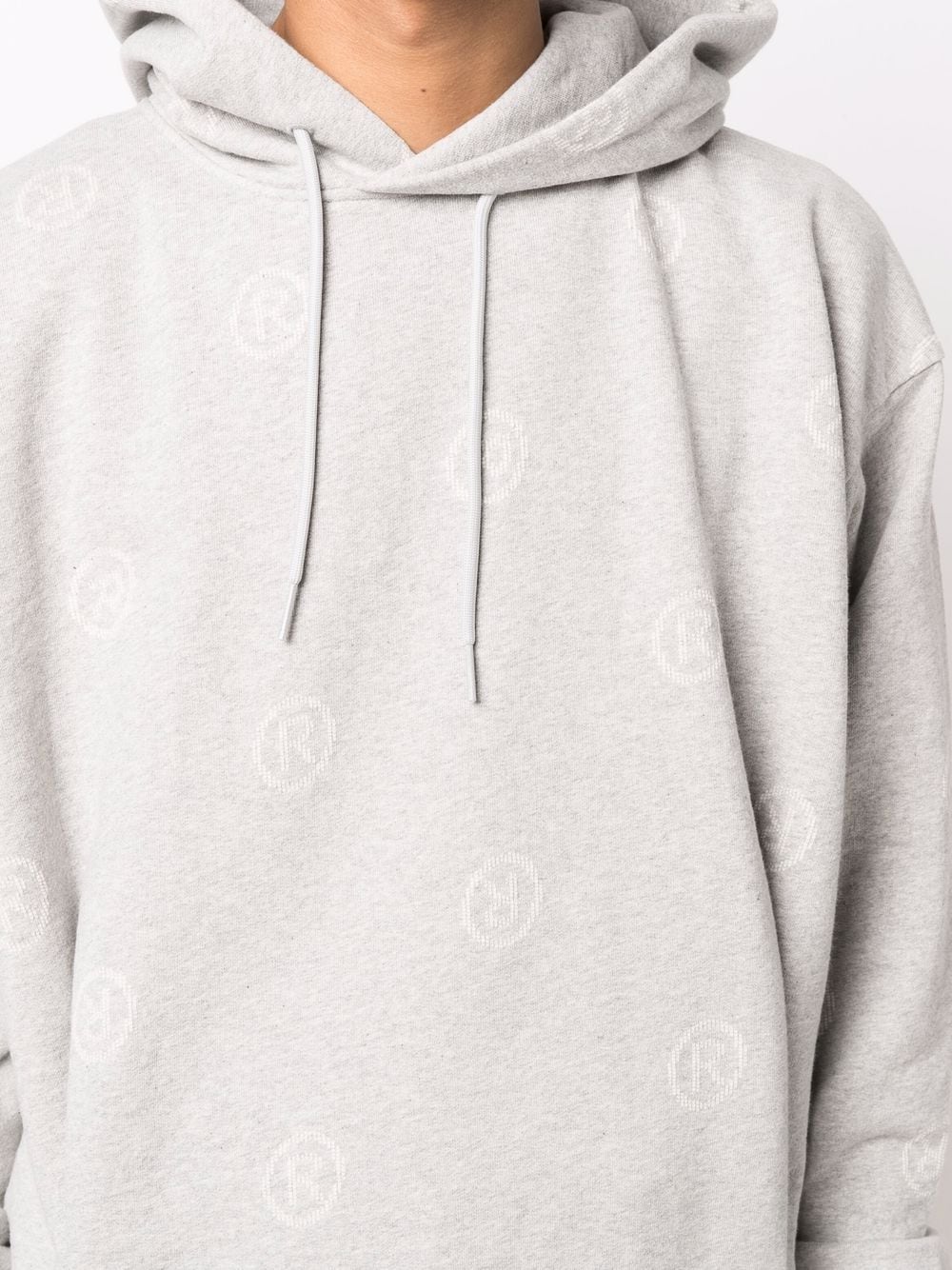 Monogram-Print Pullover Hoodie - Image 3