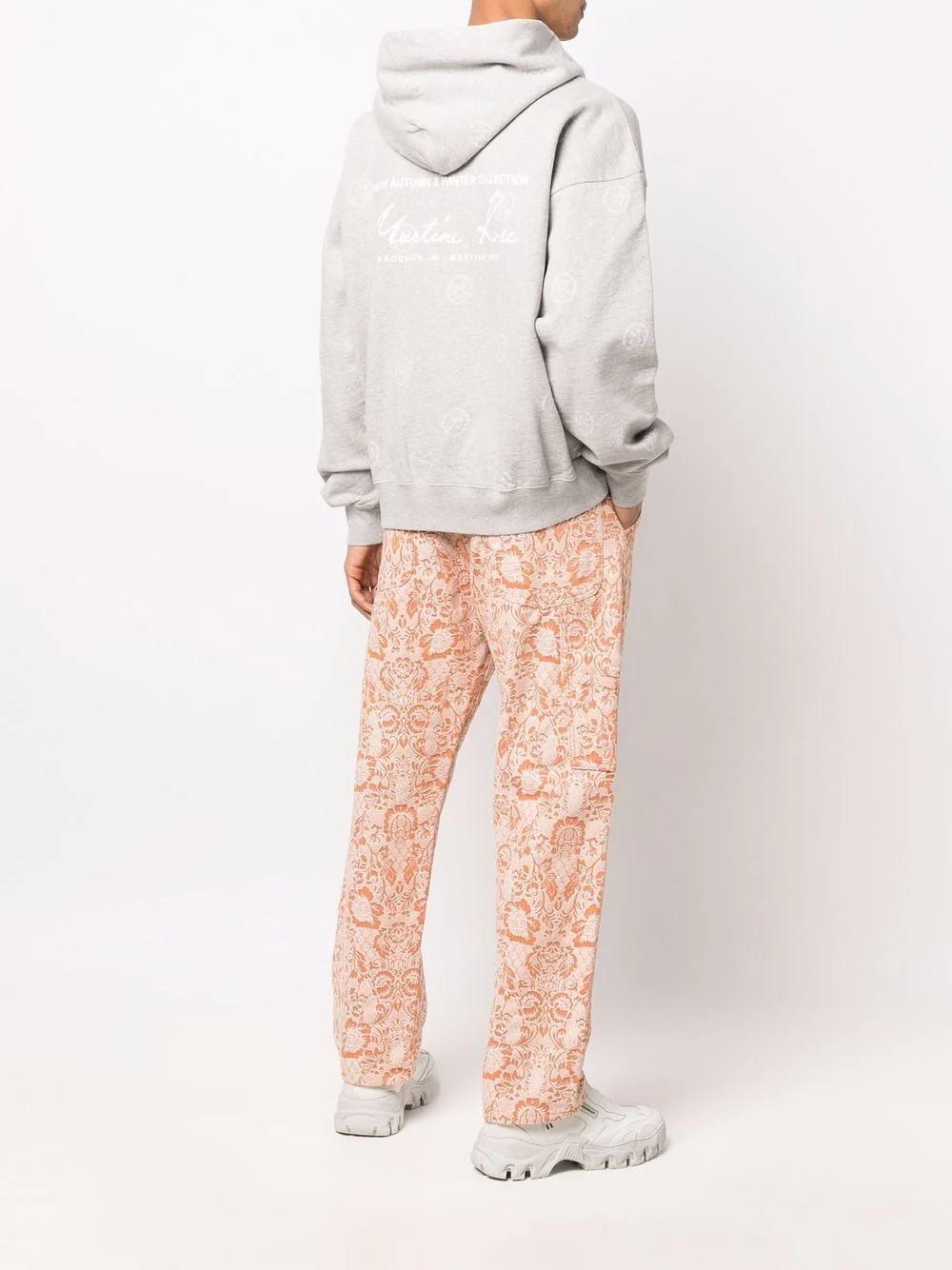 Monogram-Print Pullover Hoodie - Image 4