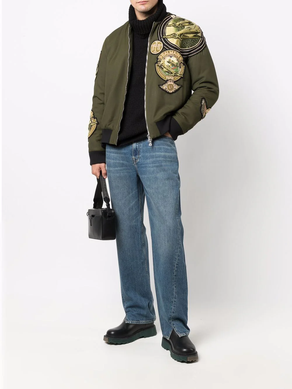 Multi-Badge Aviator Jacket - Image 3
