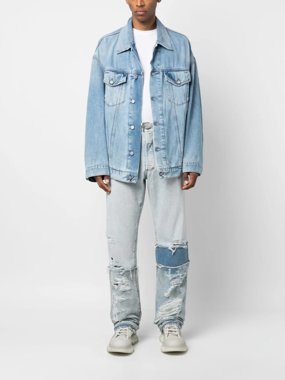 Multi-Panel Denim Jeans - Image 5