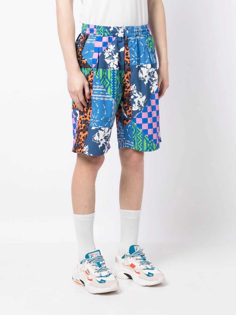 Multi-Panel Knee-Length Shorts - Image 3