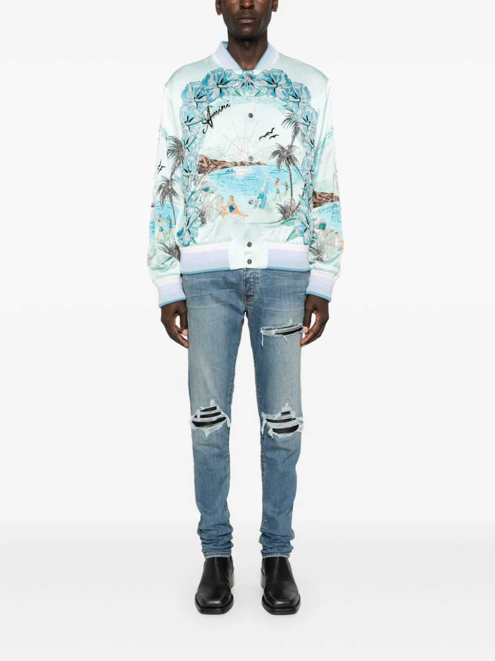Mx1 Distressed-Effect Skinny Jeans - Image 2