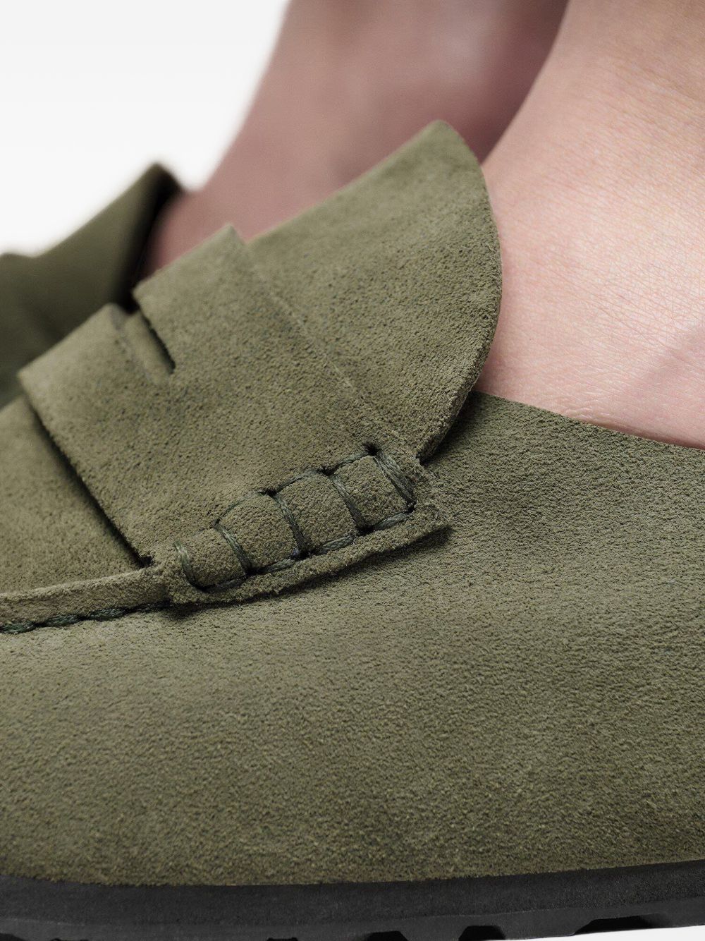 Naples Wrapped Suede Penny Loafers - Image 5
