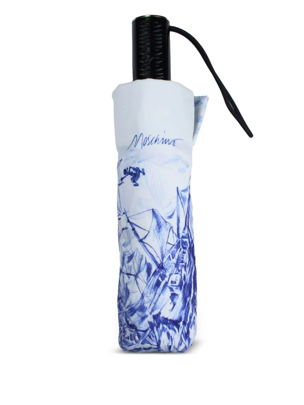Nautical-Themed Folding Umbrella - Image 2