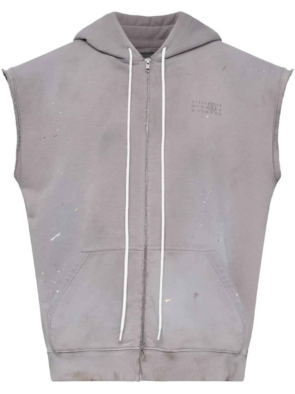 Numbers-Motif Hoodie