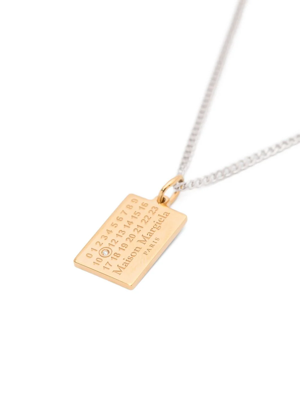 Numeric-Logo-Pendant Necklace - Image 2