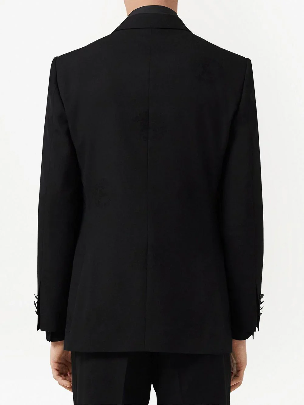 Oak Leaf Crest Jacquard Tuxedo Jacket - Image 3