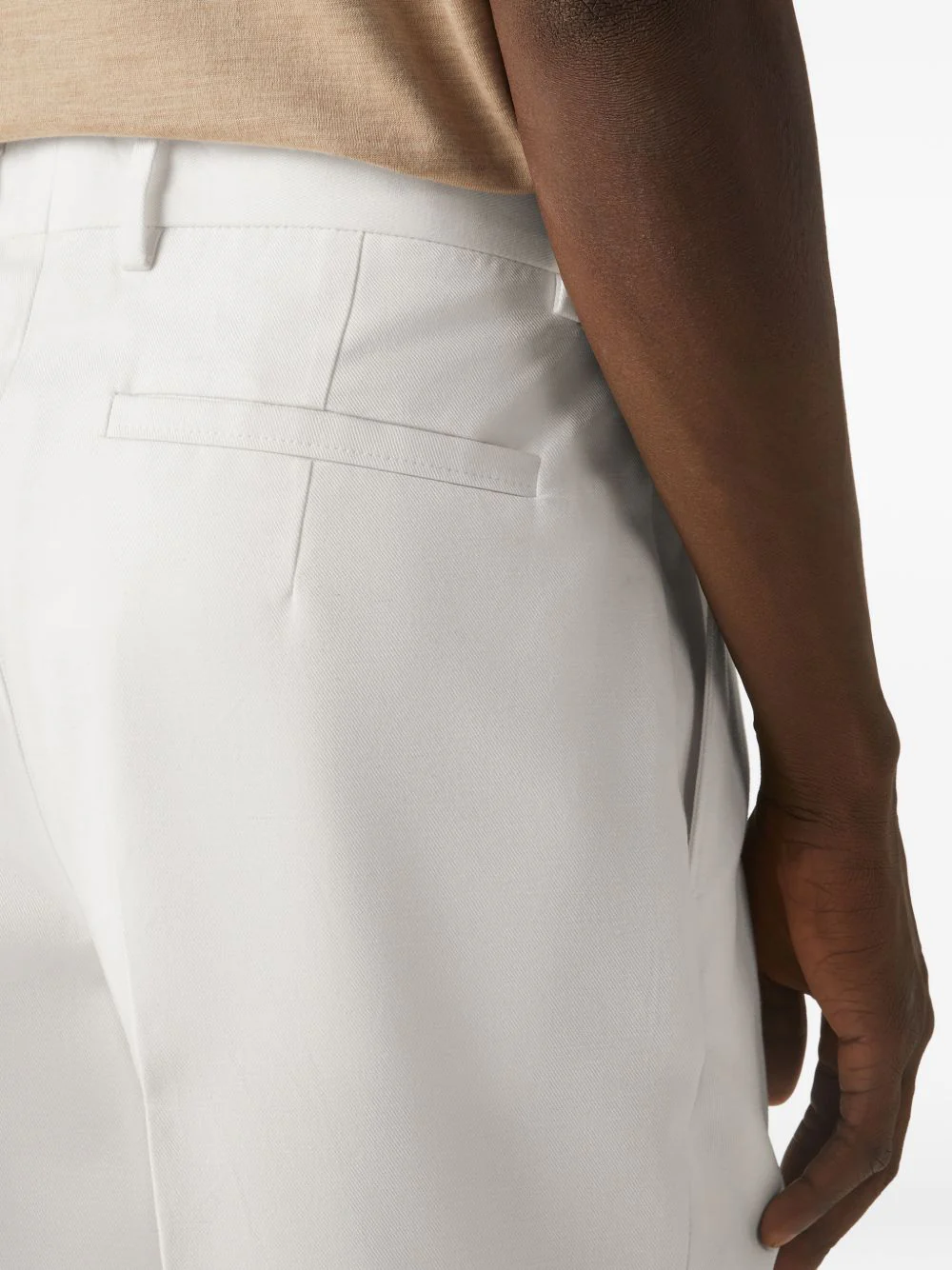 Oasi Pleated Cotton Pants - Image 4