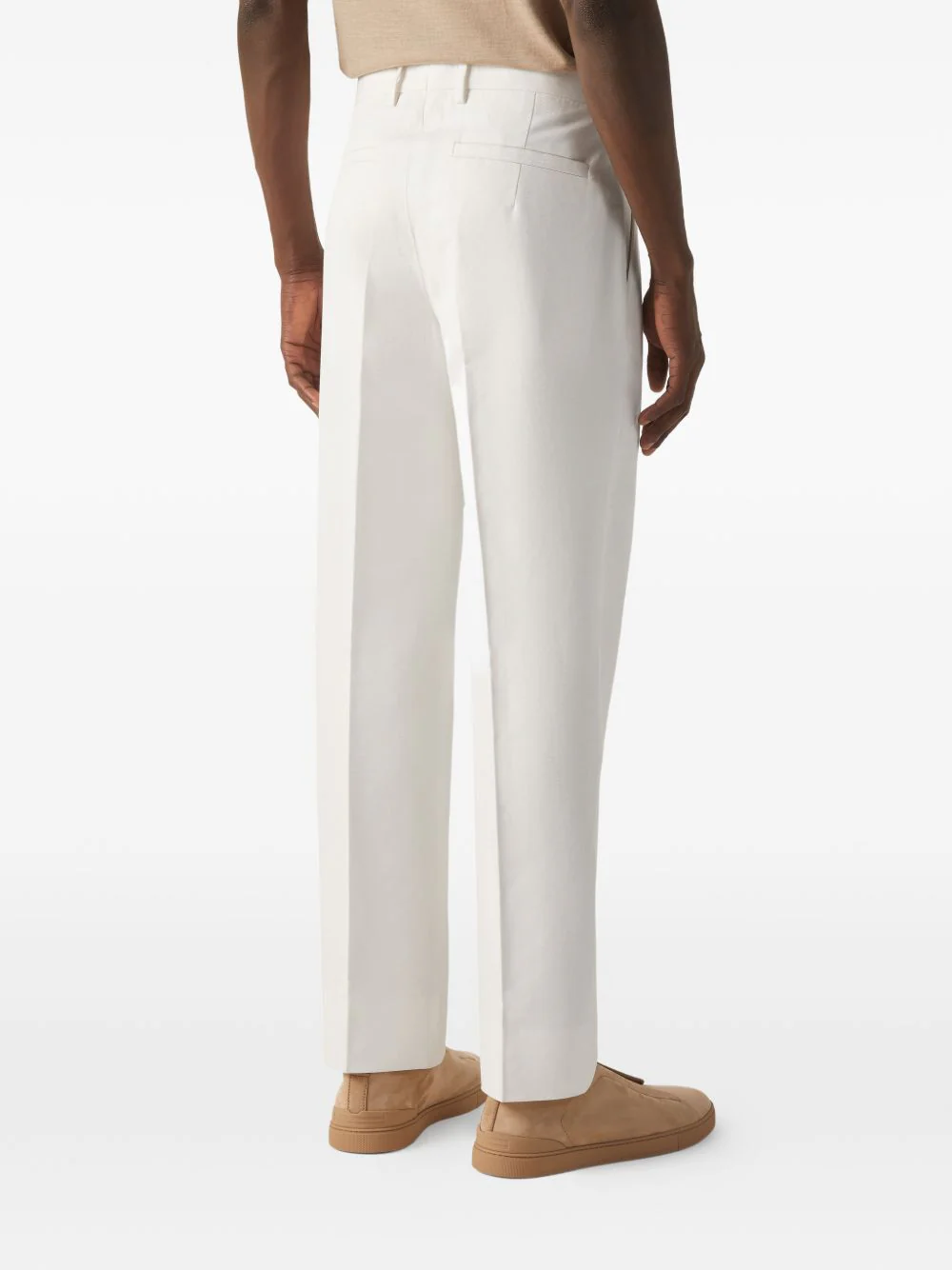 Oasi Pleated Cotton Pants - Image 5