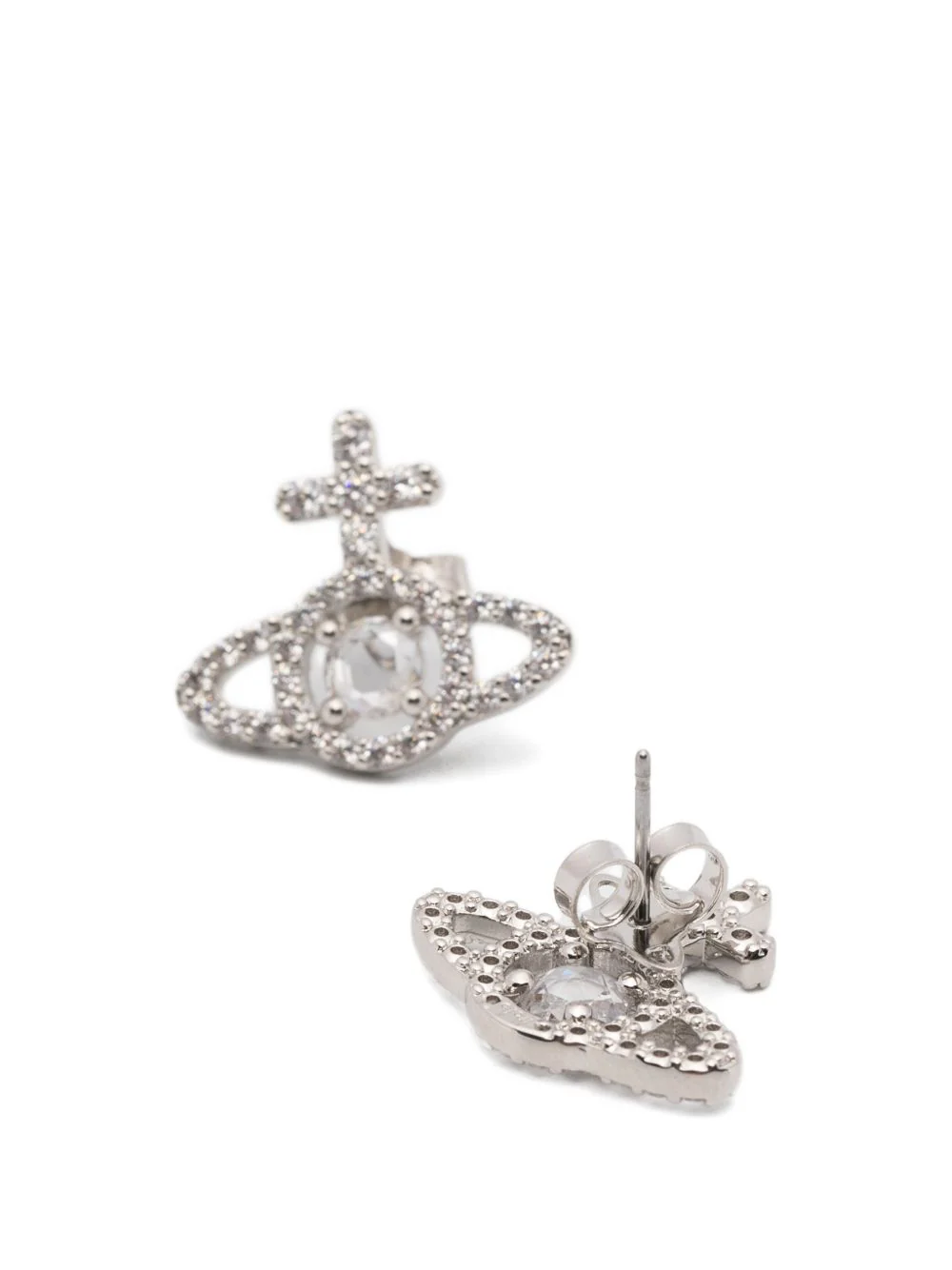 Olympia Crystal Orb Earrings - Image 2