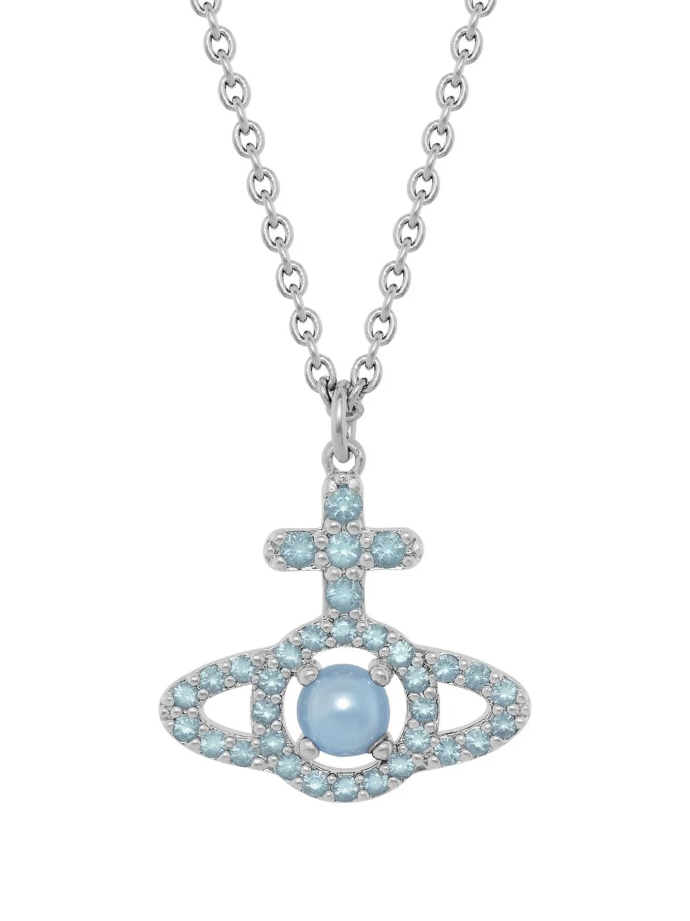 Olympia Pearl Orb-Pendant Necklace