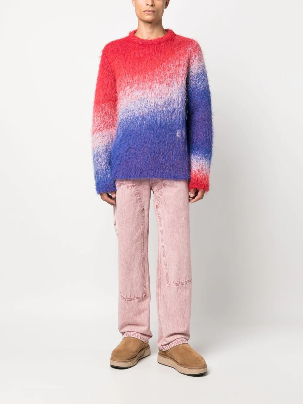 Ombré-Effect Mohair-Blend Jumper - Image 2