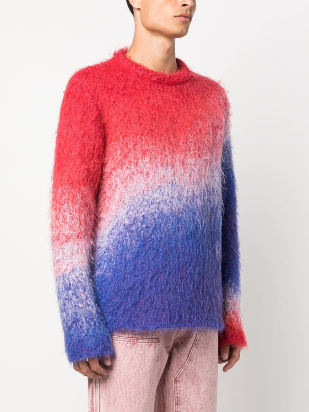 Ombré-Effect Mohair-Blend Jumper - Image 3