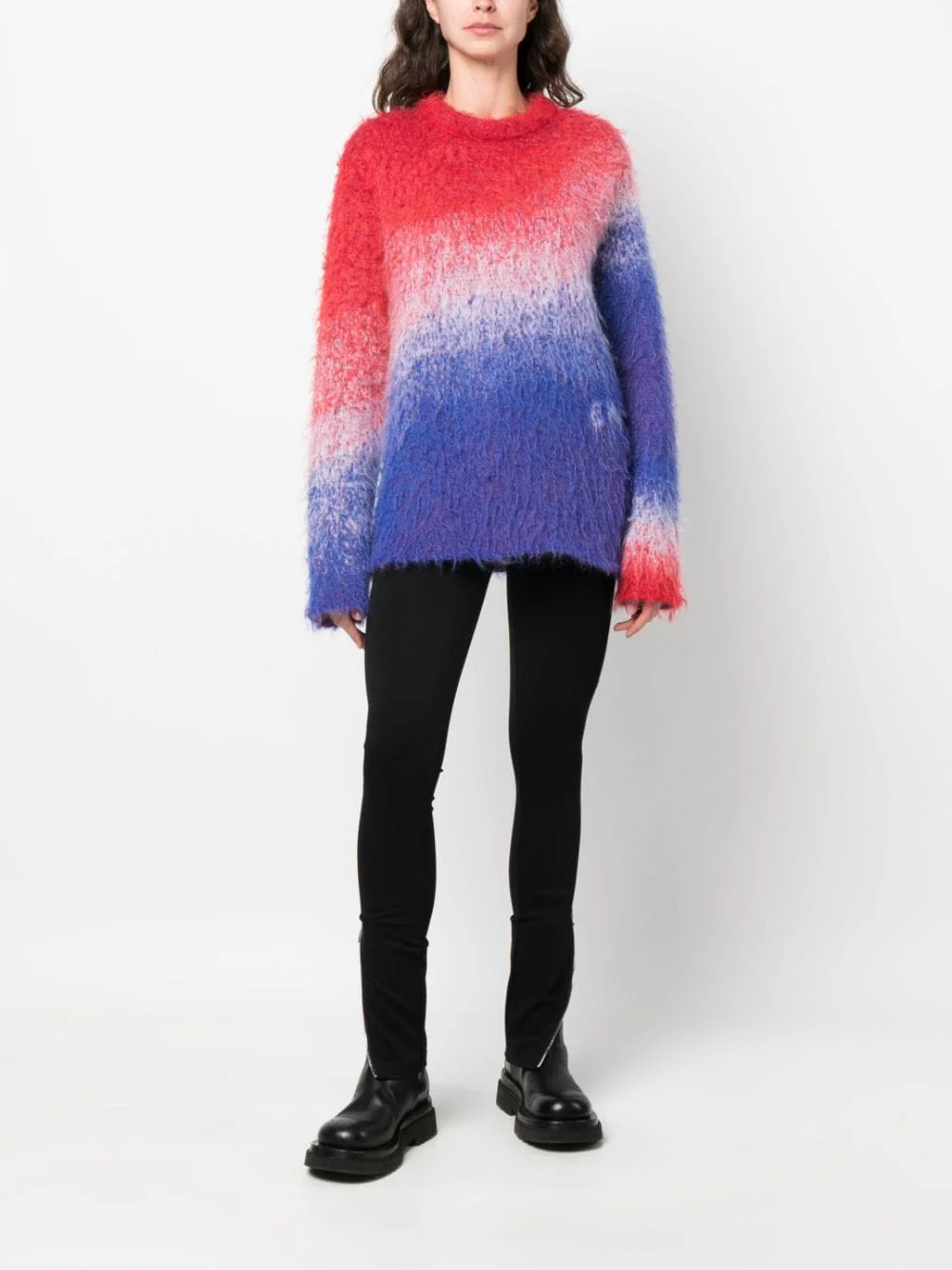 Ombré-Effect Mohair-Blend Jumper - Image 4