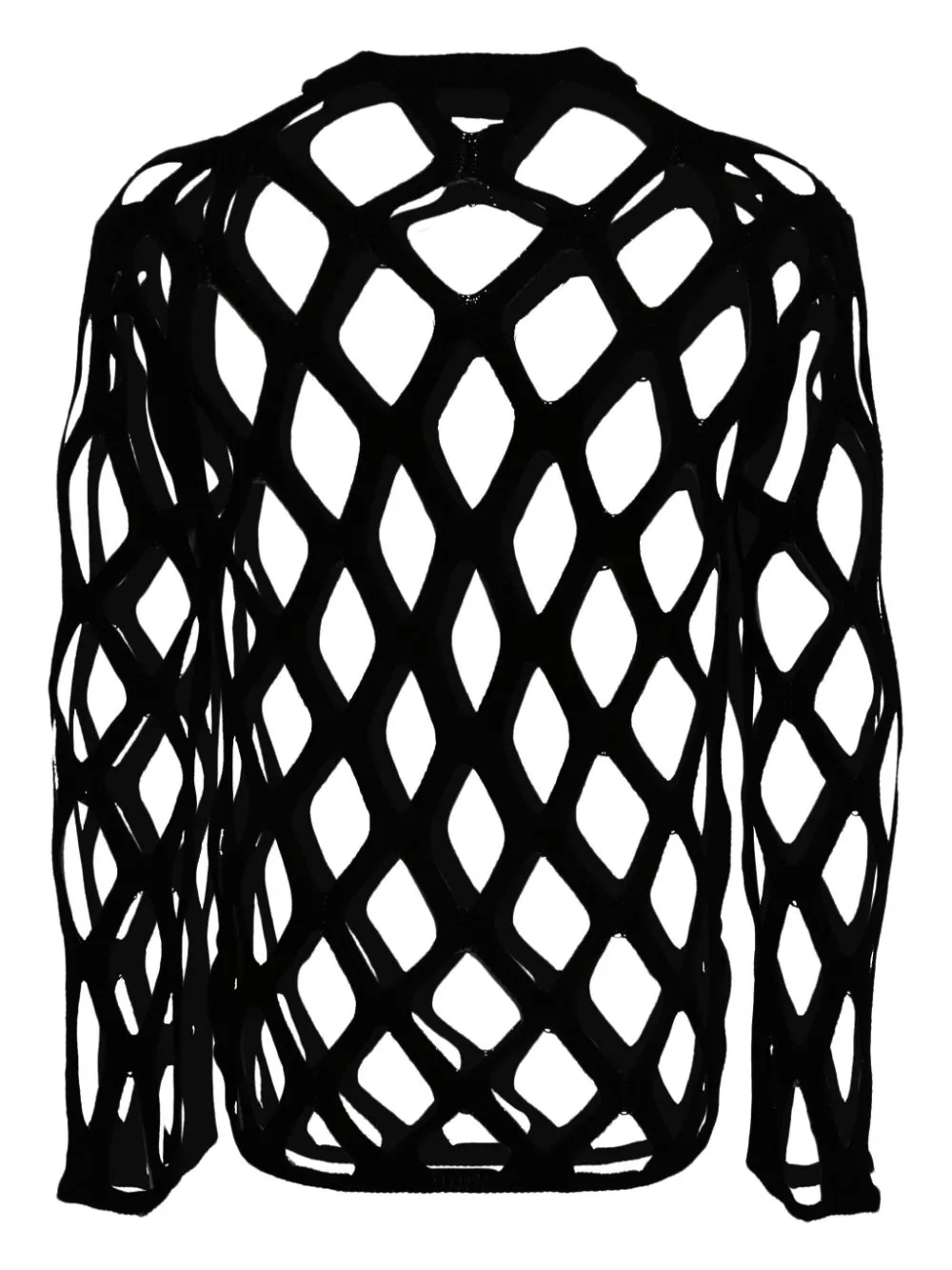 Open-Knit Crew-Neck Jumper - Image 2