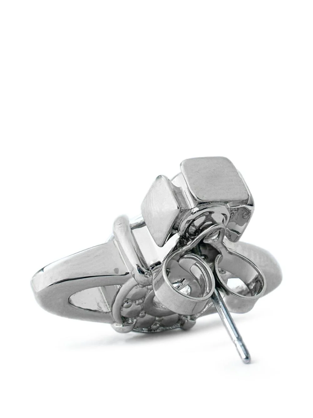 Orb Crystal Stud Earrings - Image 2