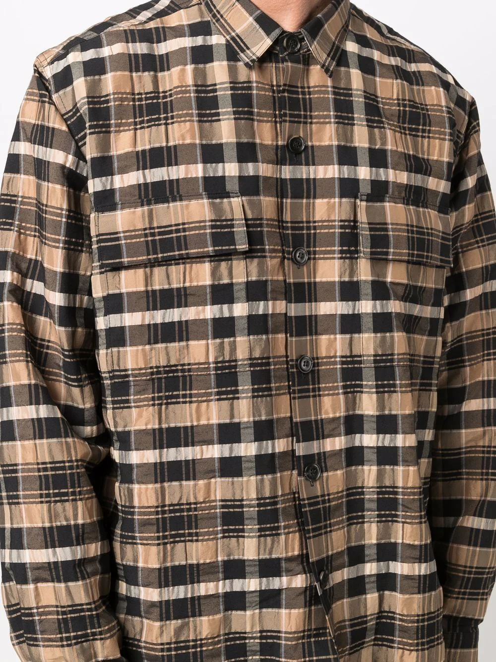 Organic-Cotton Checked Shirt - Image 2