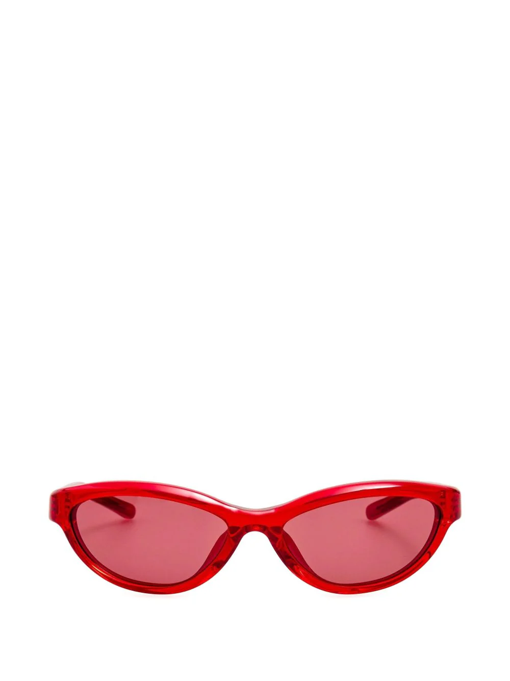 Oval-Frame Sunglasses
