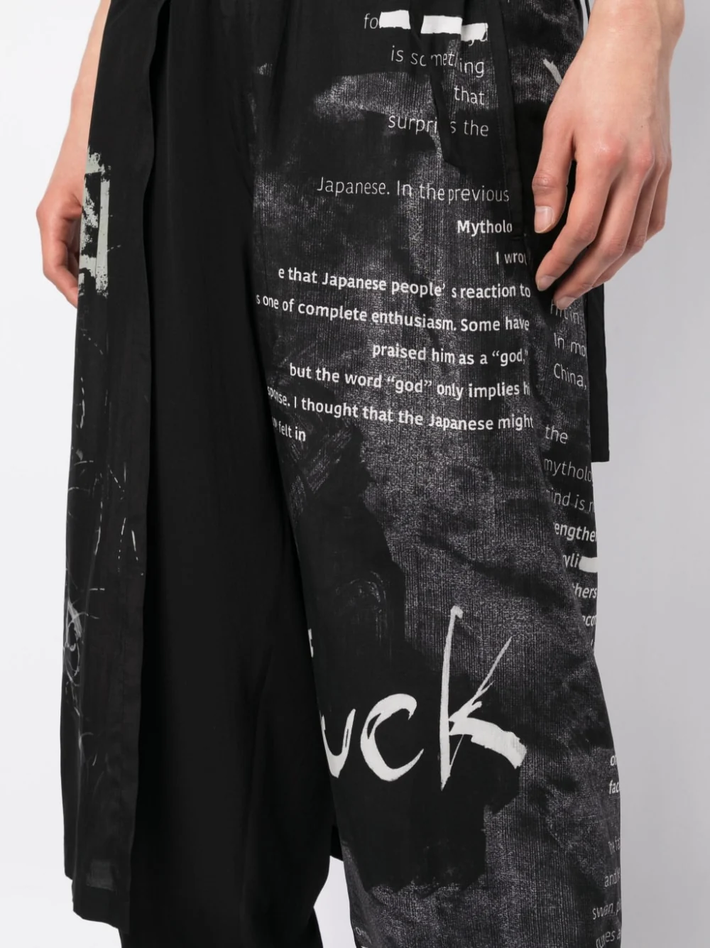 Overlapping-Panel Straight-Leg Trousers - Image 3