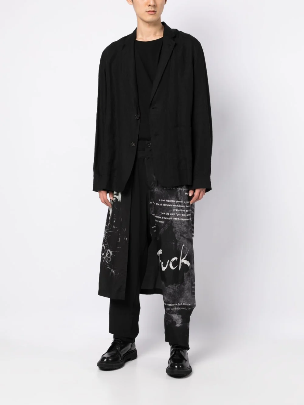 Overlapping-Panel Straight-Leg Trousers - Image 4