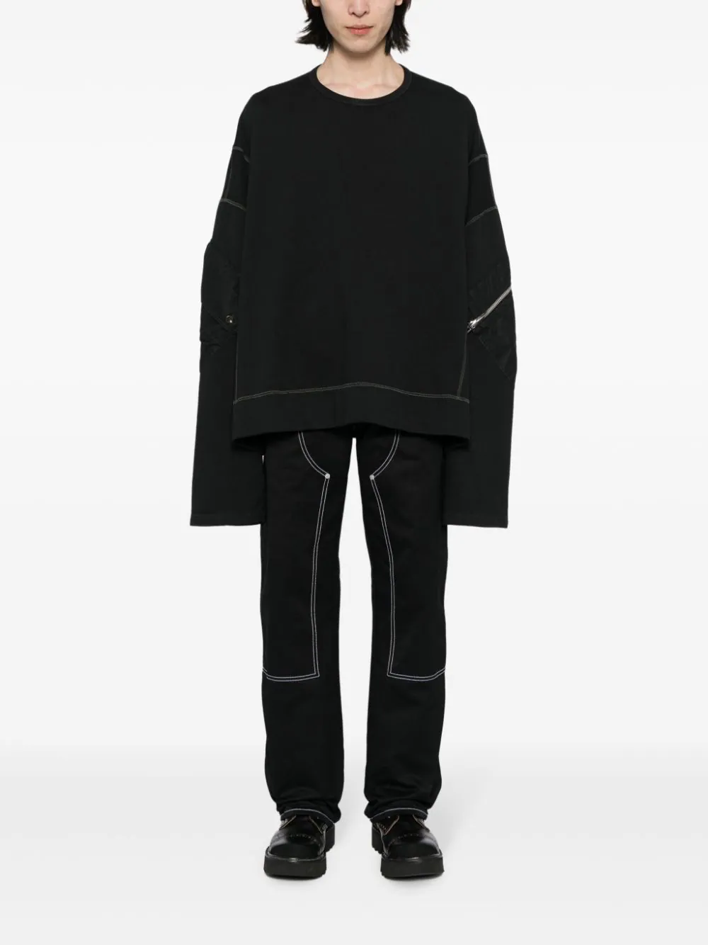 Oversized Cotton Sweatshirt - Image 2
