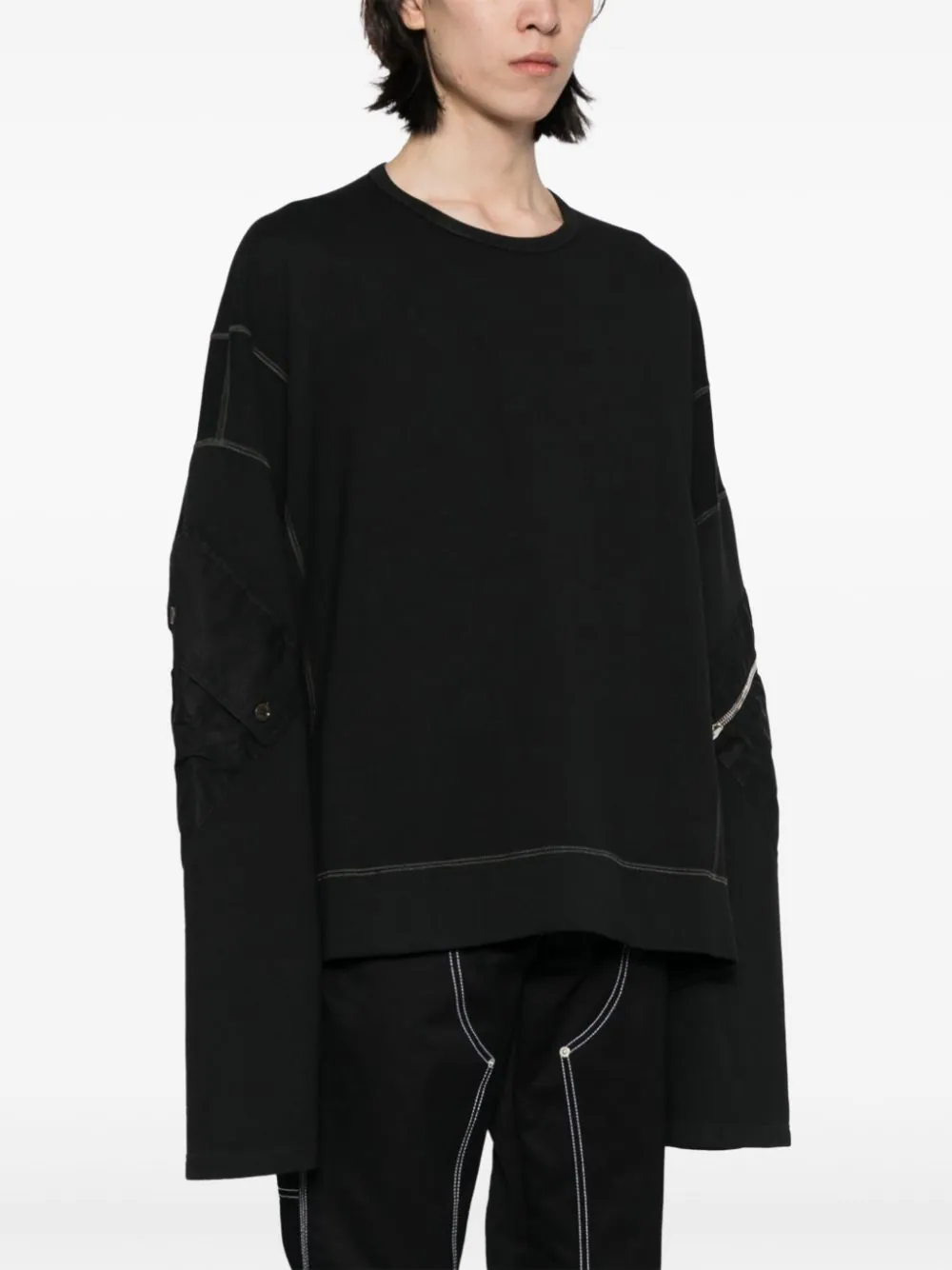 Oversized Cotton Sweatshirt - Image 3
