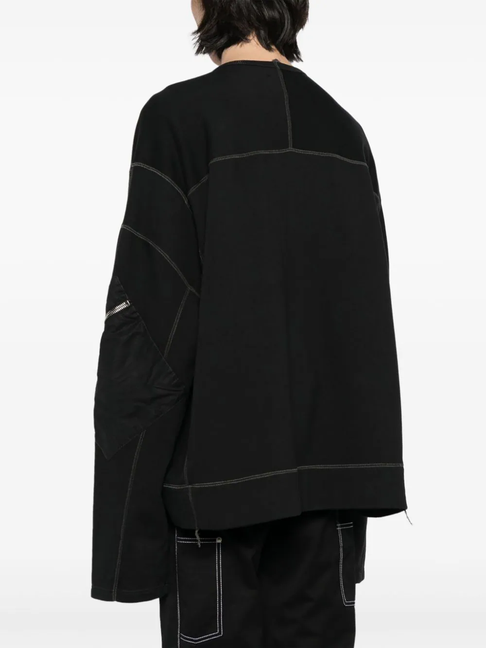 Oversized Cotton Sweatshirt - Image 4