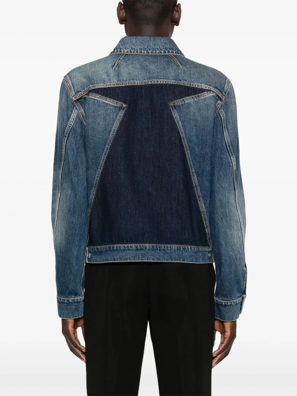 Panelled Denim Jacket - Image 4