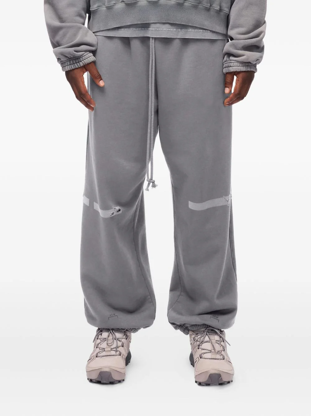 Panelled Drawstring Track Pants - Image 3