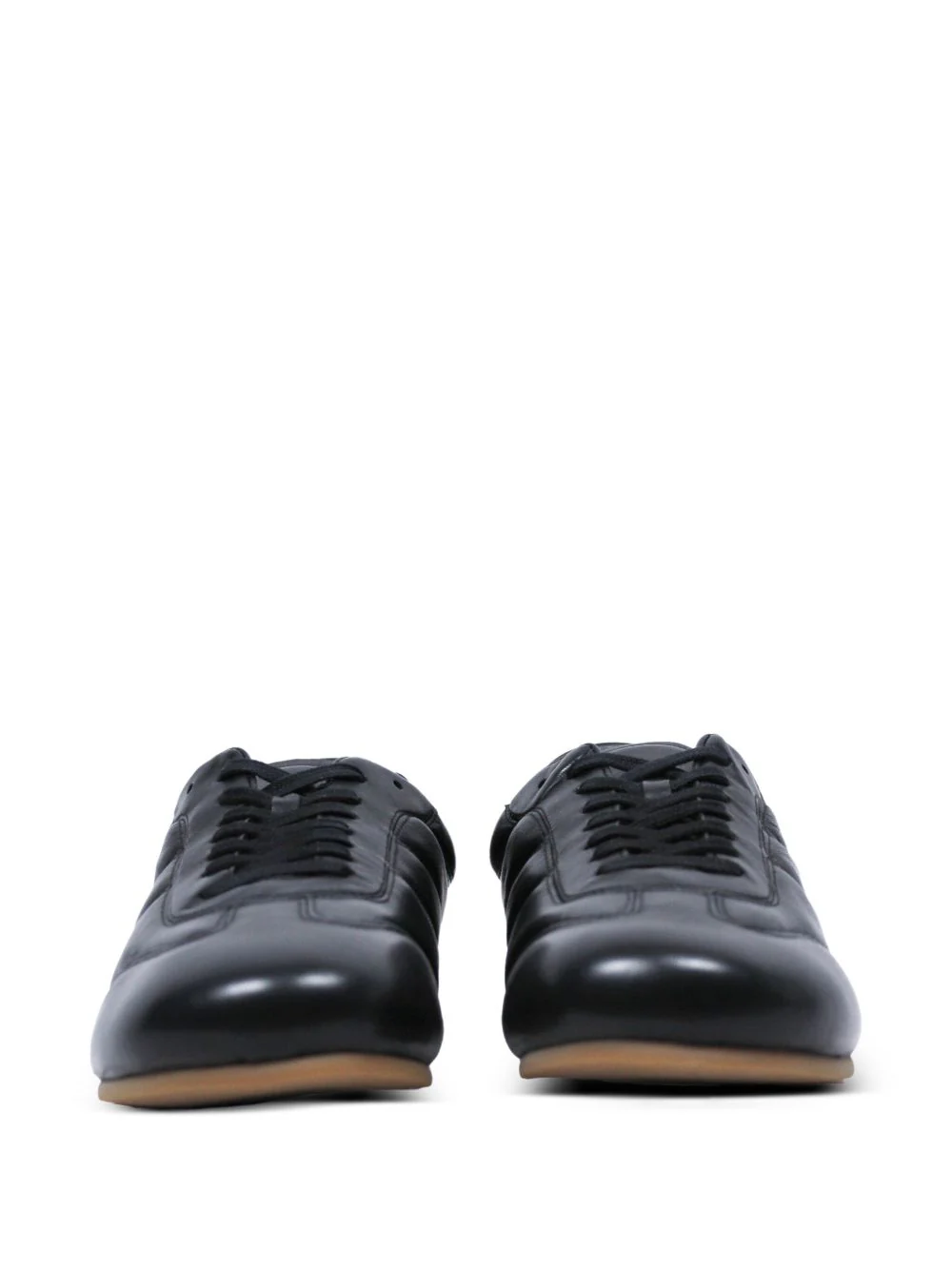 Panelled Leather Sneakers - Image 5