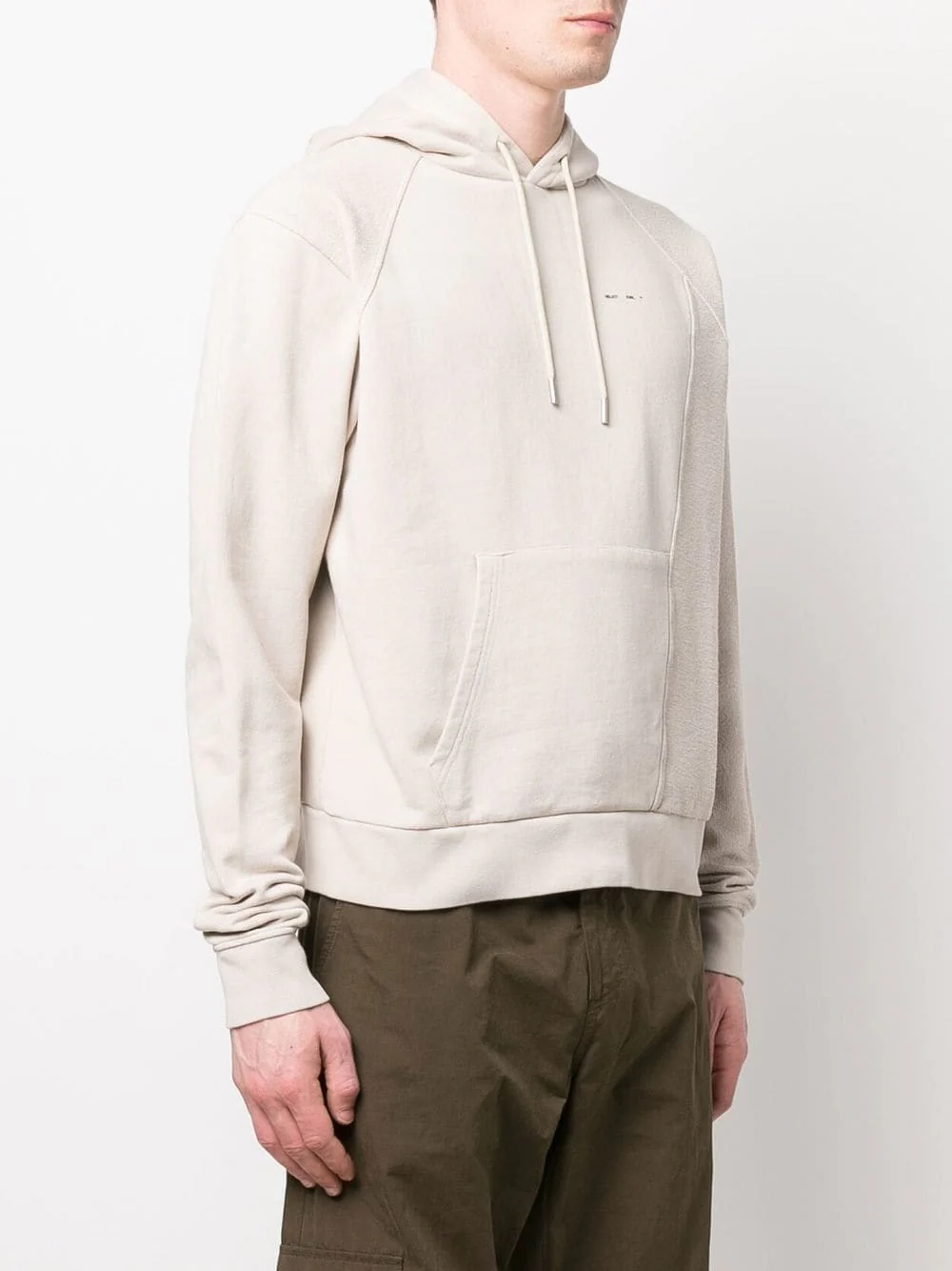 Panelled Organic Cotton Hoodie - Image 3