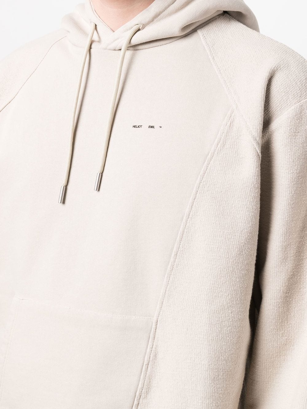 Panelled Organic Cotton Hoodie - Image 4