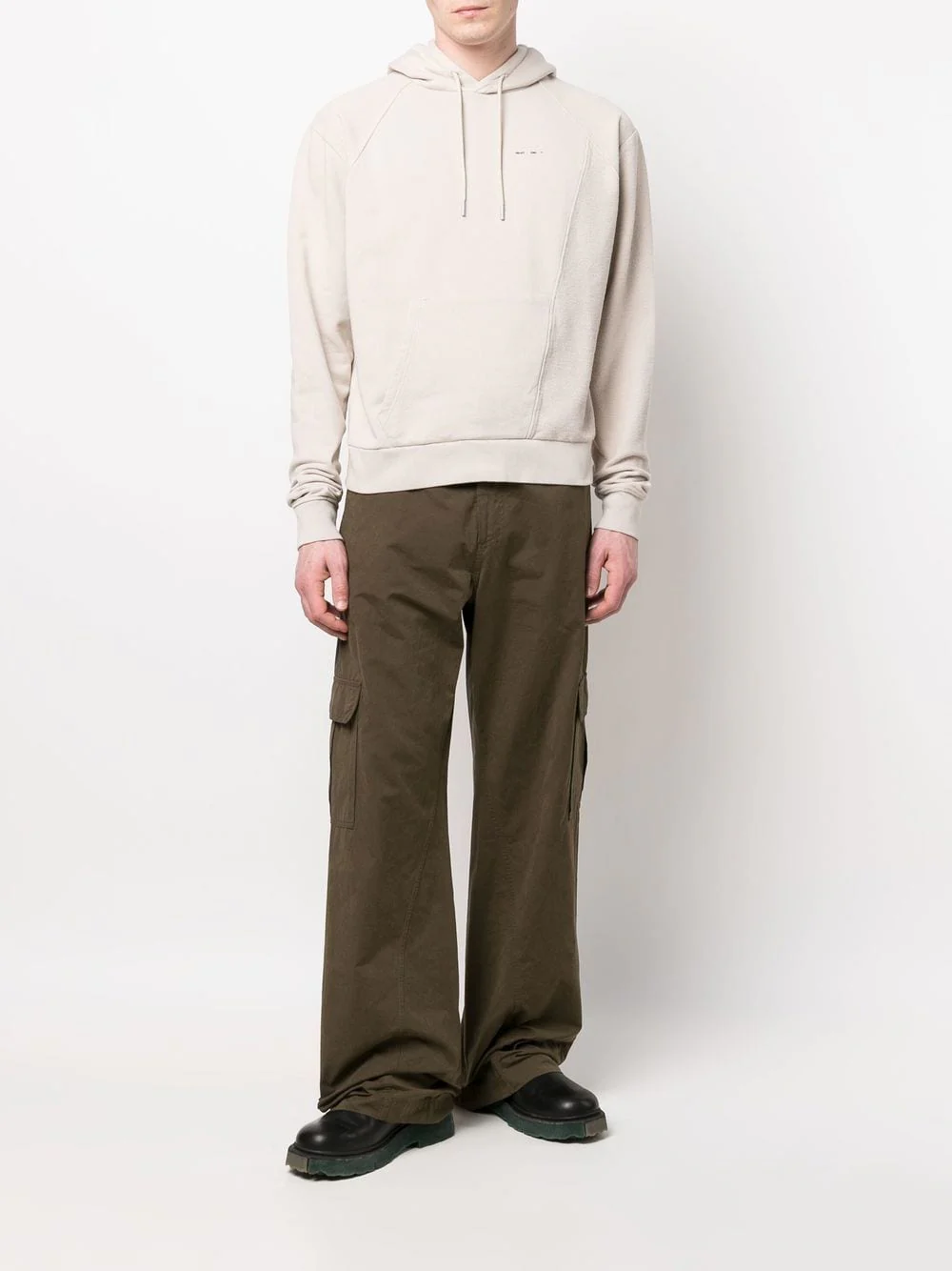Panelled Organic Cotton Hoodie - Image 5