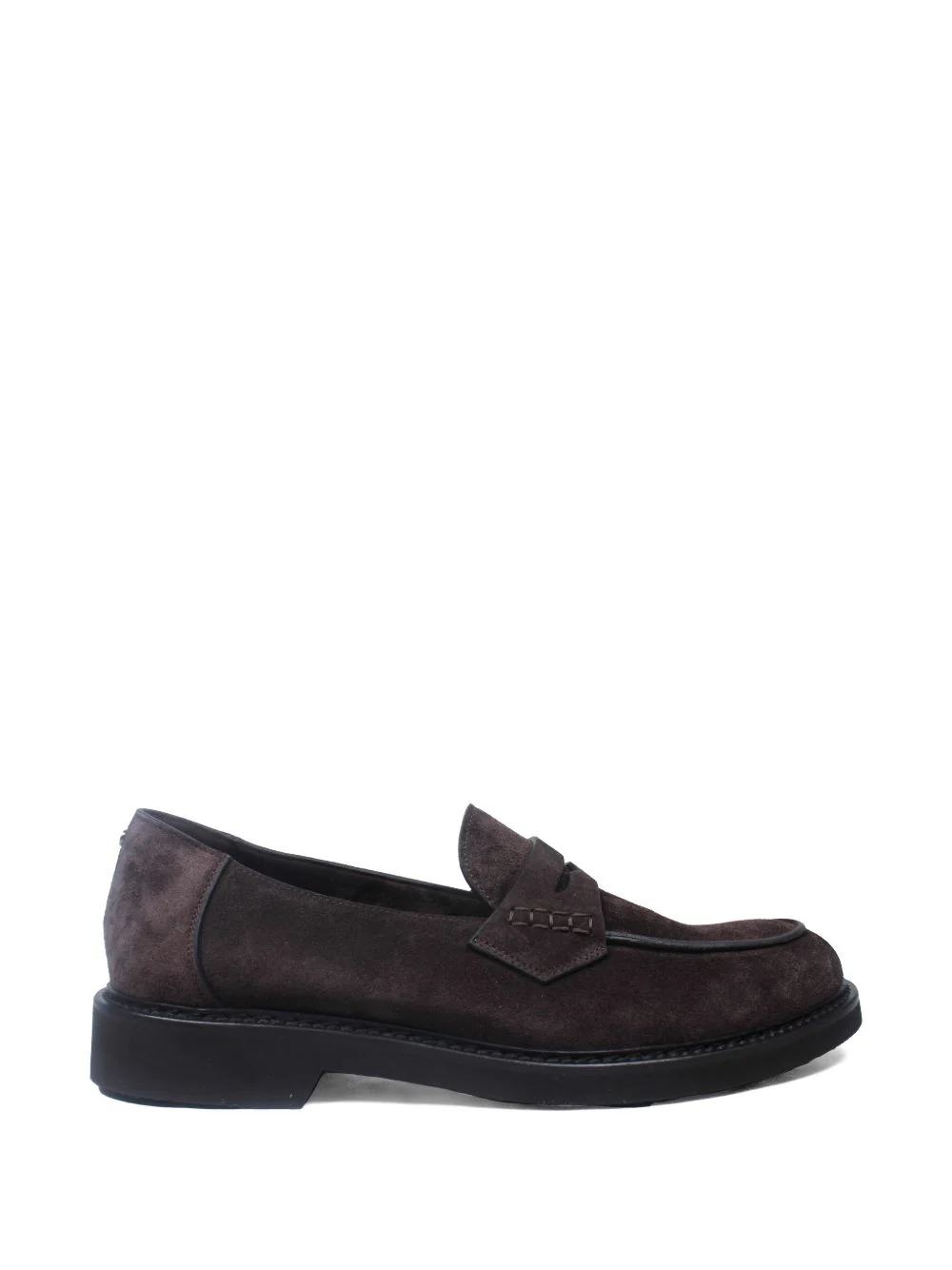 Panelled Penny Leather Loafers