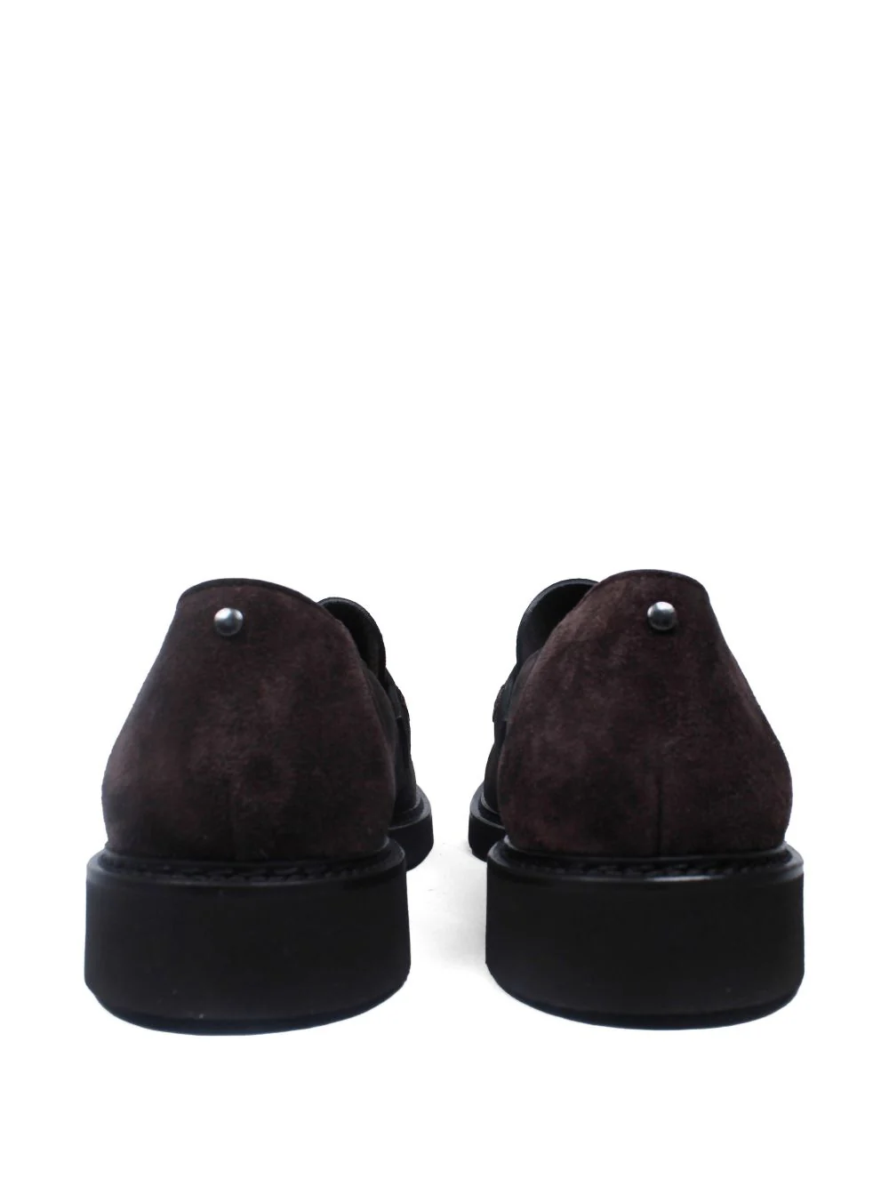 Panelled Penny Leather Loafers - Image 4