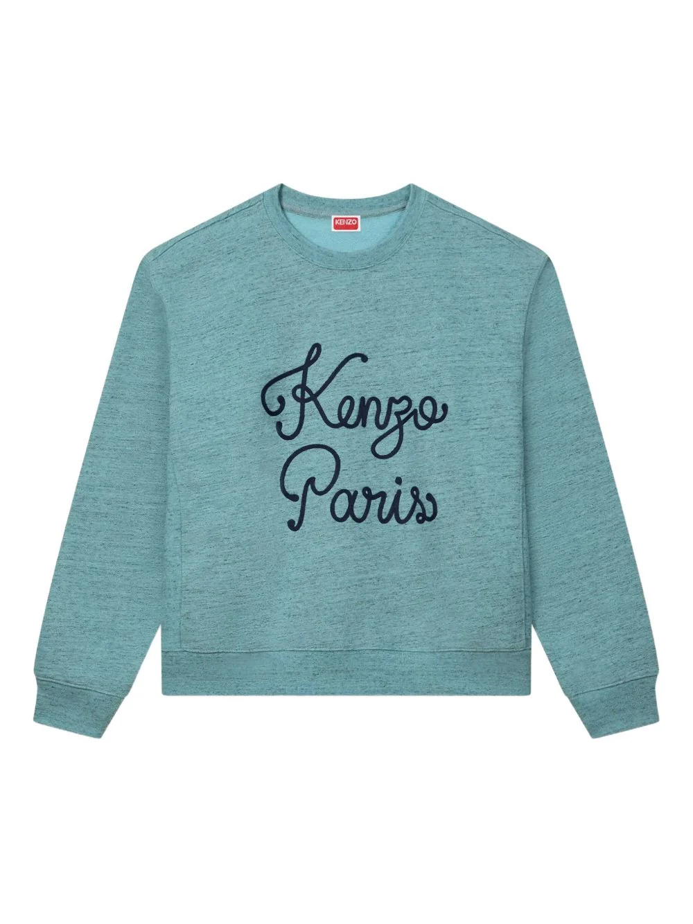 Paris Chainstitch-Embroidered Logo Sweatshirt