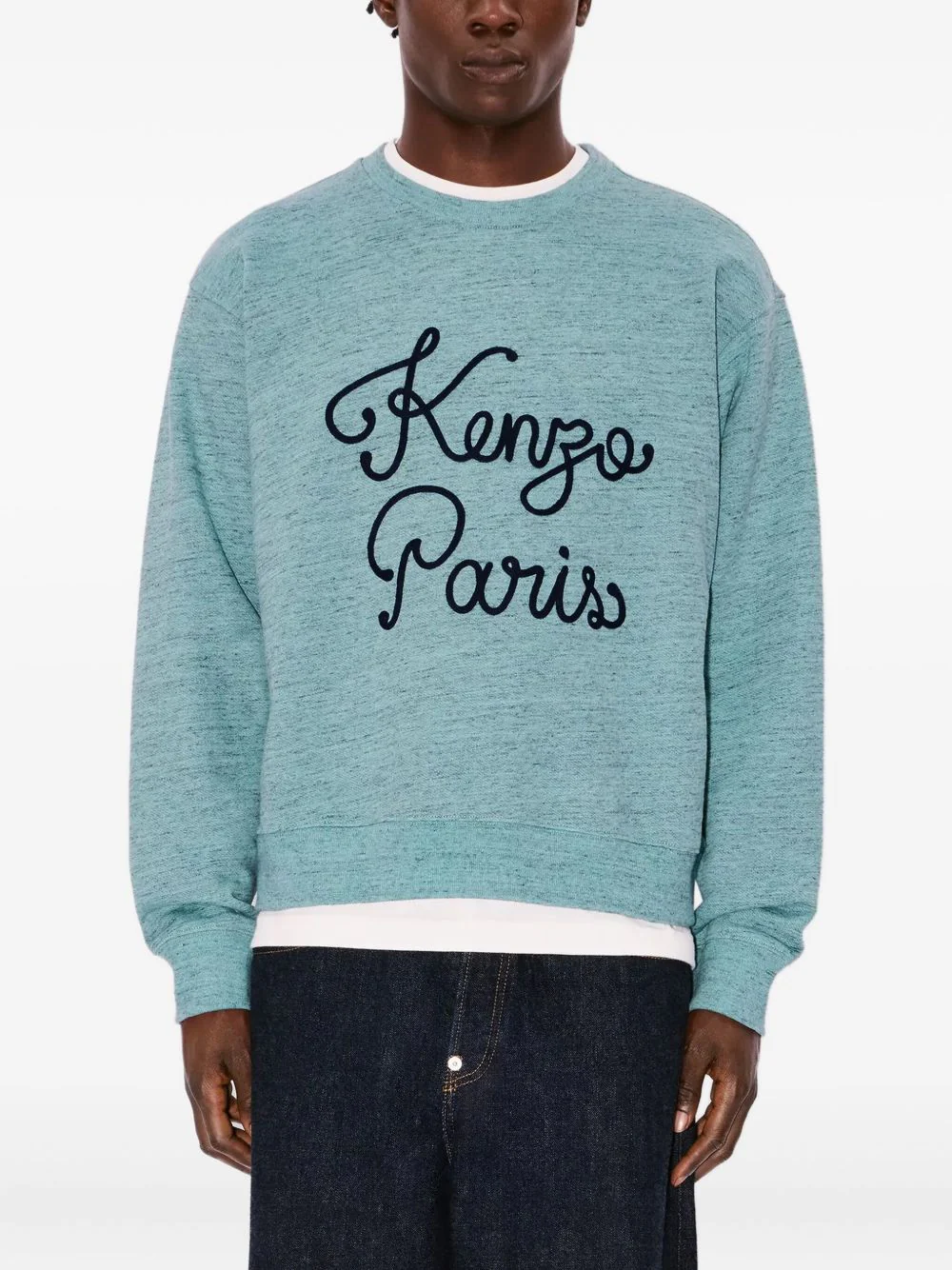 Paris Chainstitch-Embroidered Logo Sweatshirt - Image 3