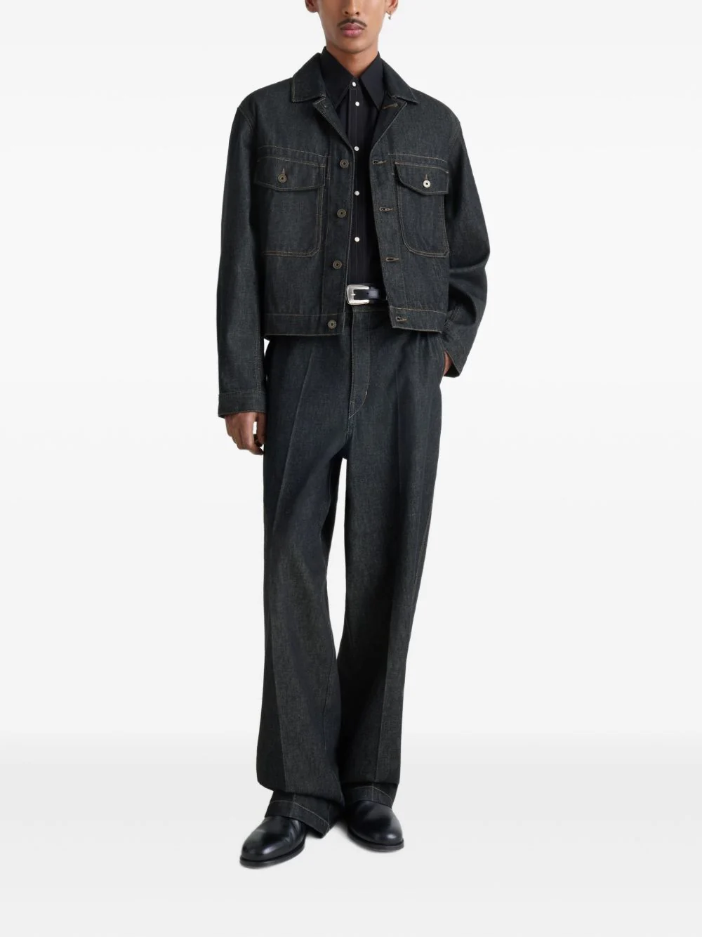 Patch-Pocket Denim Jacket - Image 2