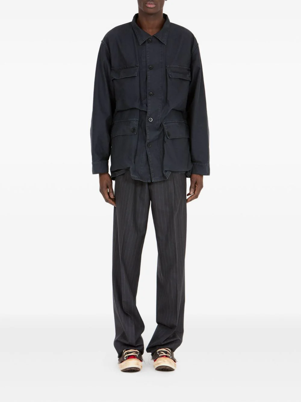Patch-Pocket Shirt Jacket - Image 2