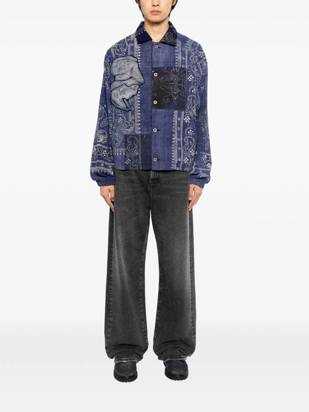 Patch-Work Shirt Jacket - Image 5